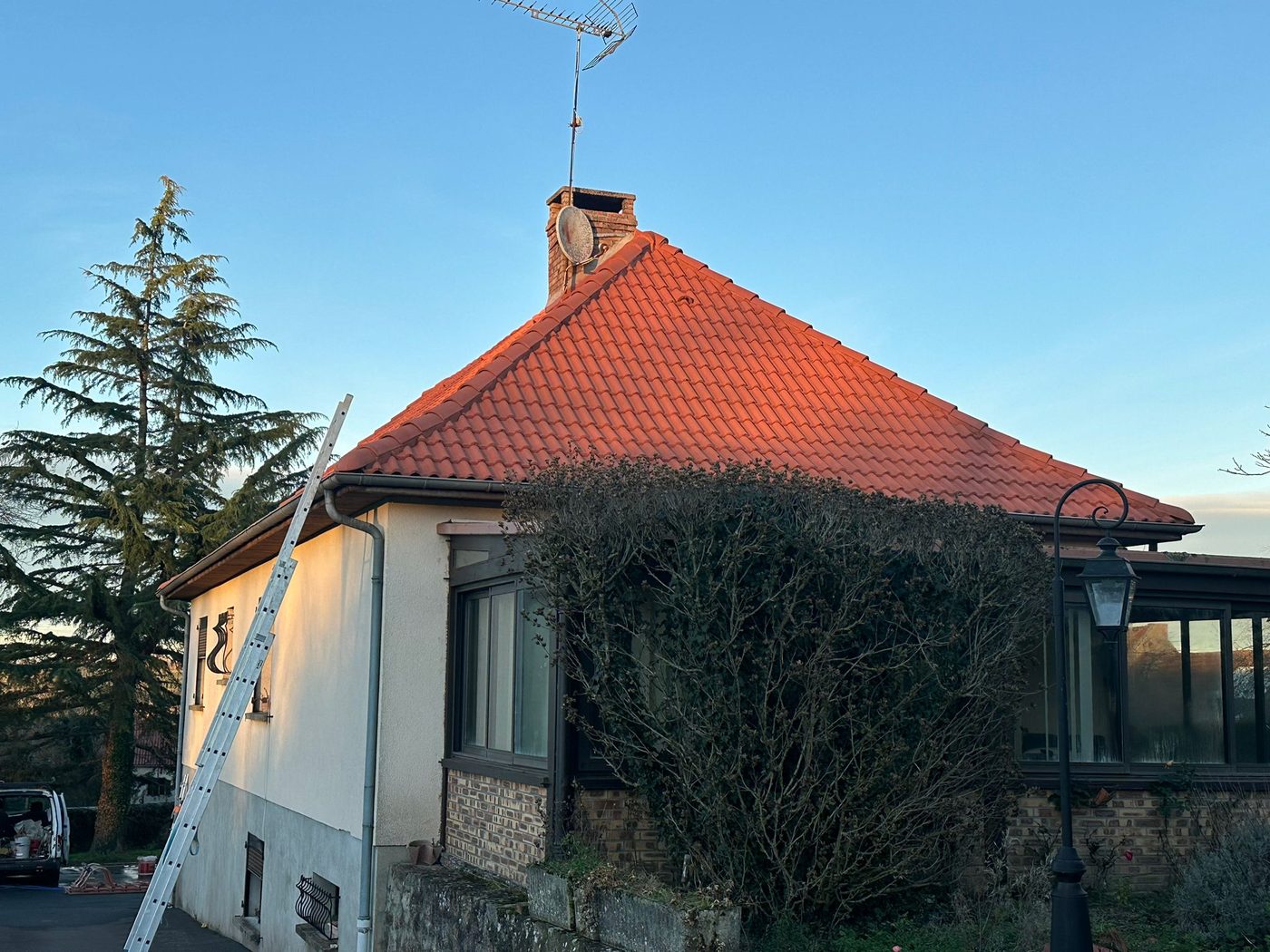 Rénovation de toiture sur maison — couvreur M. TOUVERON près de Montluçon